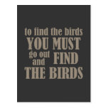 To Find the Birds Postcard