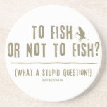 To Fish or Not To Fish? Beverage Coaster