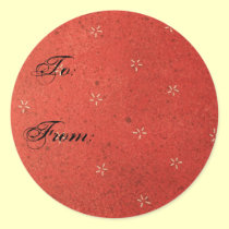 To: From: Christmas Lable stickers