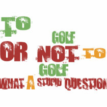 To Golf photo sculptures