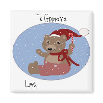 To Grandma, Love... (Personalize) magnets