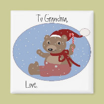 To Grandma, Love... (Personalize) magnets by disgustedcats To Grandma, Love... (Personalize) magnets