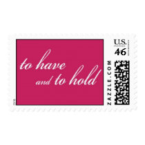 "To Have and To Hold" stamp (fuchsia) stamps