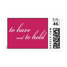 "To Have and To Hold" stamp (fuchsia)