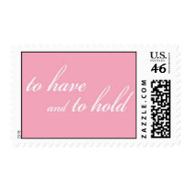 "To Have and To Hold" stamp (pink) stamps