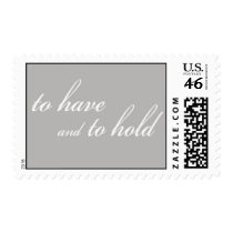 "To Have and To Hold" stamp (platinum) stamps