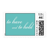 "To Have and To Hold" stamp (Tiffany blue) stamps