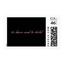 to have and to hold Wedding Postage Stamp stamps