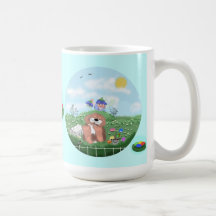 To hello,… Easter map wakes up Coffee Mugs