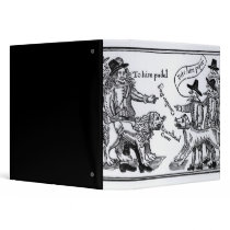 To Him Pudel, Bite Him Peper' 3 Ring Binder