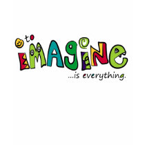To Imagine is Everything Ladies T-Shirt by traci_designs To Imagine is Everything Ladies T-Shirt