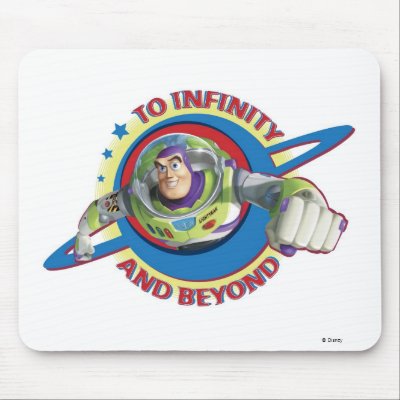 To Infinity and Beyond Logo Disney mousepads