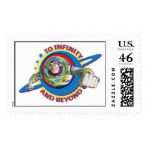 To Infinity and Beyond Logo Disney postage
