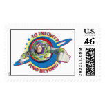 To Infinity and Beyond Logo Disney Postage Stamp