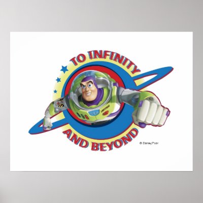 To Infinity and Beyond Logo Disney posters
