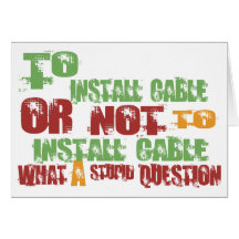 To Install Cable Card