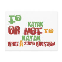 To Kayak postcards