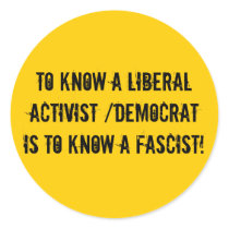 To know a liberal activist /democrat is to know... stickers by jenniekurono To know a liberal activist /democrat is to know... stickers