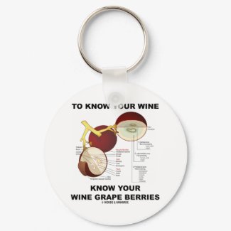 To Know Your Wine Know Your Wine Grape Berries keychain