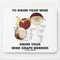 To Know Your Wine Know Your Wine Grape Berries Mouse Pads
