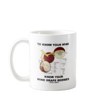 To Know Your Wine Know Your Wine Grape Berries Coffee Mug