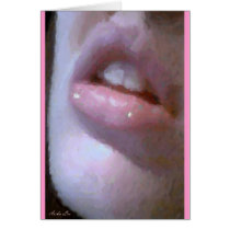 TO LET: One pair of vacant lips. Non-smokers only. cards