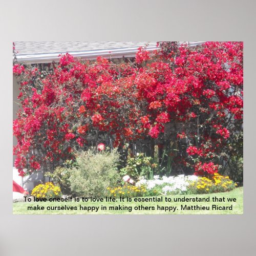 To Love Oneself Poster print