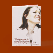 To Love What You Do... cards