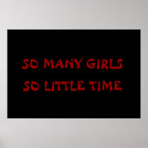 TO MANY GIRLS PRINT