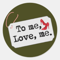 To me, Love, me (heels) stickers