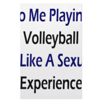 To Me Playing Volleyball Is Like A Sexual Experien stationery