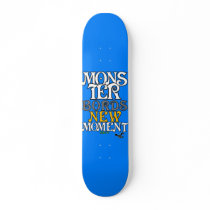 to monster bords new moment skt skate board deck
