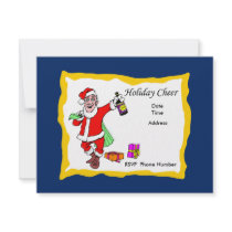 To Much Cheer Invitation Card by atteestude To Much Cheer Invitation Card
