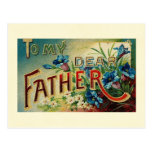 To My Dear Father Post Cards