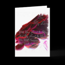 To My Love Greeting Card