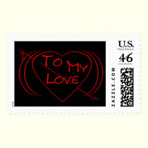 To My Love postage