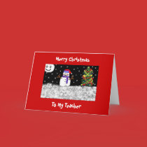 To My Teacher, Merry Christmas cards