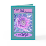 To My Wife - Happy 9th  Anniversary Cards