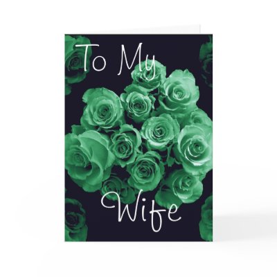 To My Wife - Happy Anniversary Greeting Card by JaclinArt