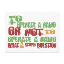 To Operate a Radio Postcards