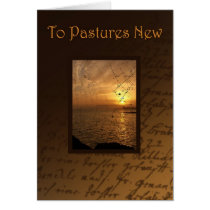 To Pastures New cards