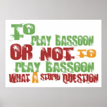 To Play Bassoon Print