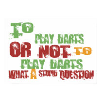 To Play Darts Poster