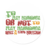 To Play Harmonica stickers