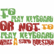 To Play Keyboard photo sculptures