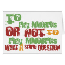 To Play MMORPGs Cards