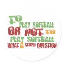 To Play Softball stickers by 1000suns To Play Softball stickers