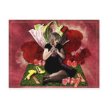 To play the flute - postcard
