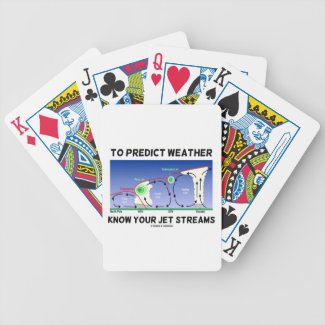 To Predict Weather Know Your Jet Streams Bicycle Card Deck