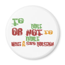 To Quilt Fridge Magnets